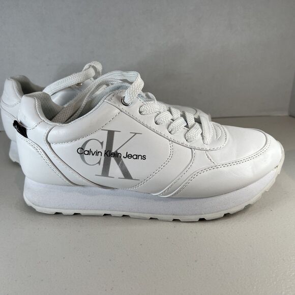 Calvin Klein Woman's Sneakers Athletic Shoes Cayle 2 Size 6.5M - Picture 1 of 7